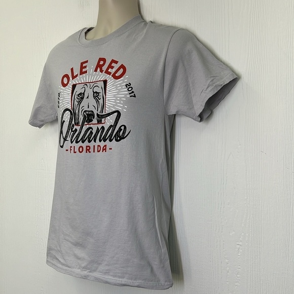 Ole Red - Ole Red Orlando Florida Graphic Light Grey Short Sleeve Shirt Small - Picture 5 of 8
